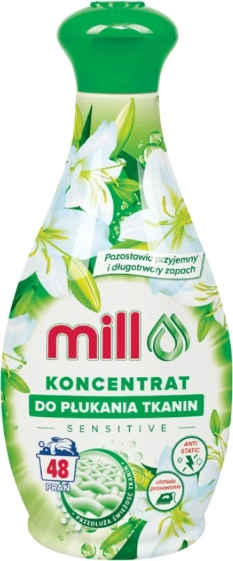 Omekšalec za perilo MADONIS MILL Konc. Sensitive 1,3 L, 48 pranj