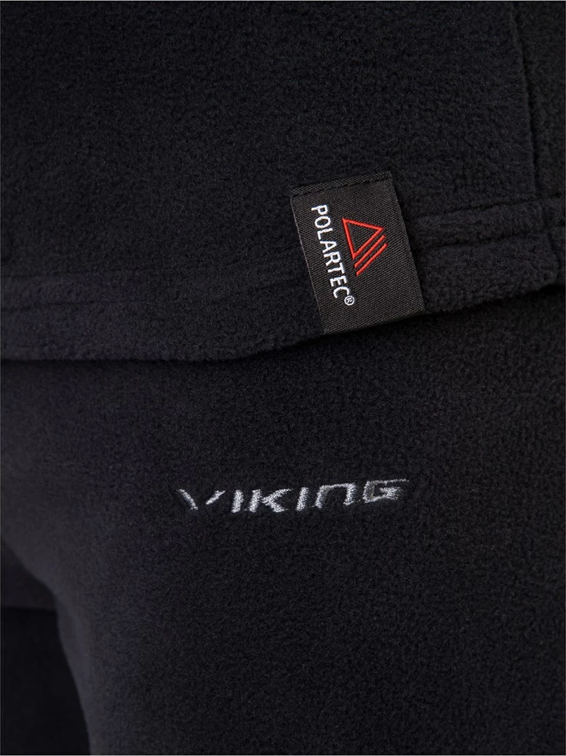 Termoaktivni spodnji komplet za otroke Viking Arctis Polartec, 140–152 cm, črn
