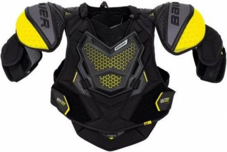 Mrežne zaščitne ramenske ščitnike za moške Bauer, črni