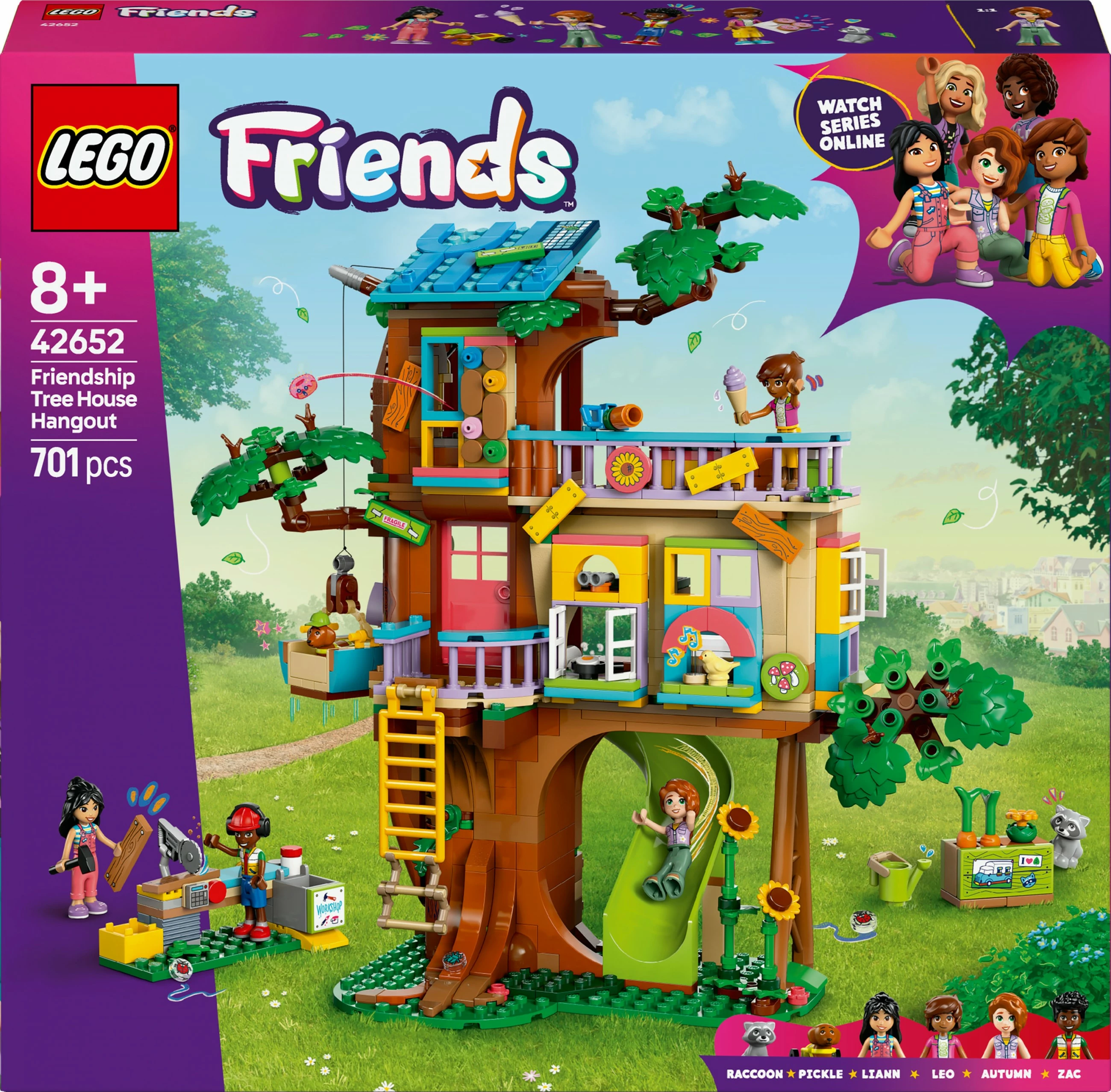 Hiša na drevesu LEGO Friends 42652, 701 del, večbarvno