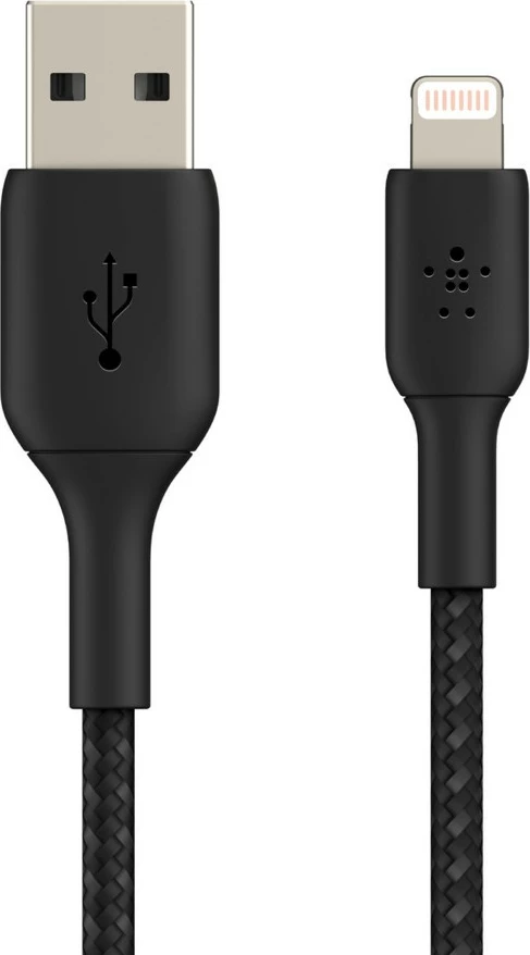 Kabel Lightning na USB A, 3 m, črn Belkin CAA002BT3MBK