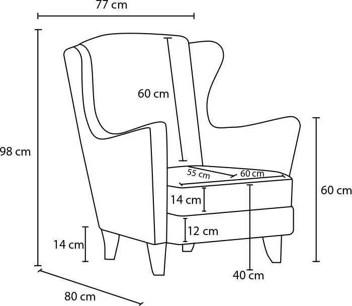 Kavč Wing Atelier del Sofa Lola Prestij, kavno-bakarna
