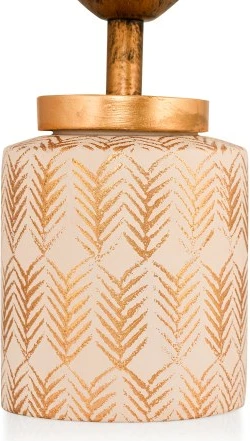 Namizna svetilka, krem in zlata Opviq YL023