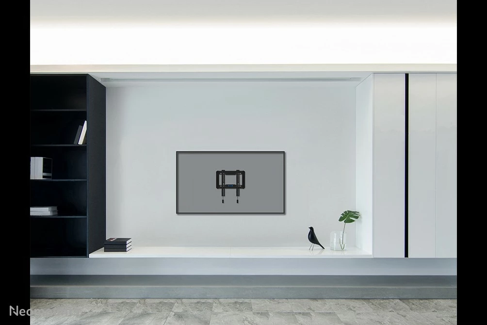 Stenski nosilec za TV, Newstar Neomounts WL30-550BL12, za 24–65 in, ultra tanek, črn