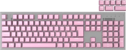 Kapice tipk za osebno tipkovnico Genesis Lead 300, rožnata