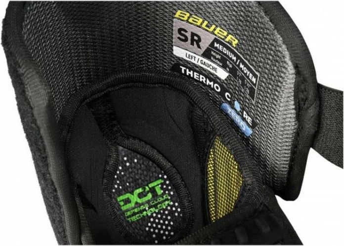 Zaščitnik komolca za hokej Bauer, unisex, črn