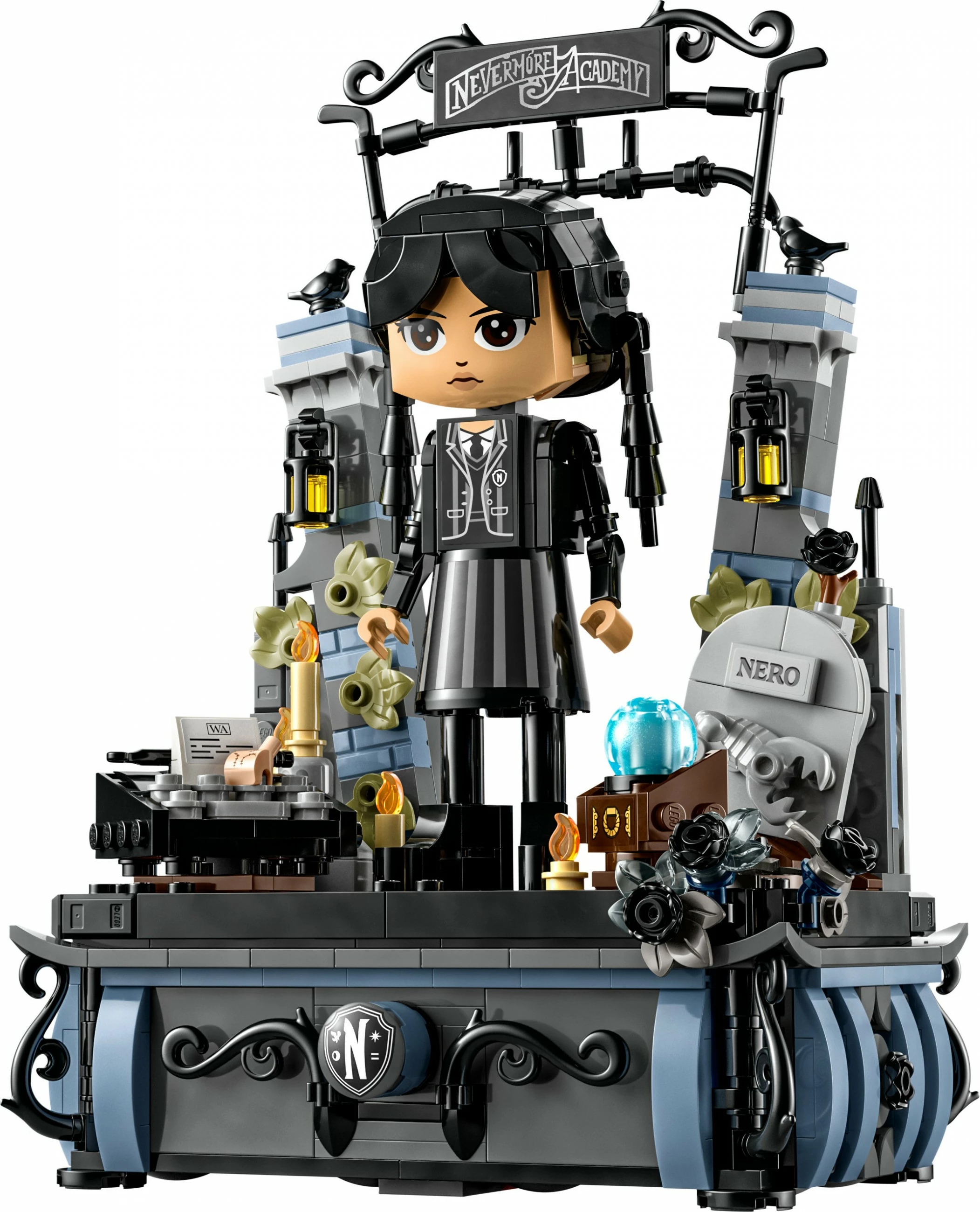 Set za sestavljanje Wednesday LEGO 76780, figurica Wednesday Addams, večbarven