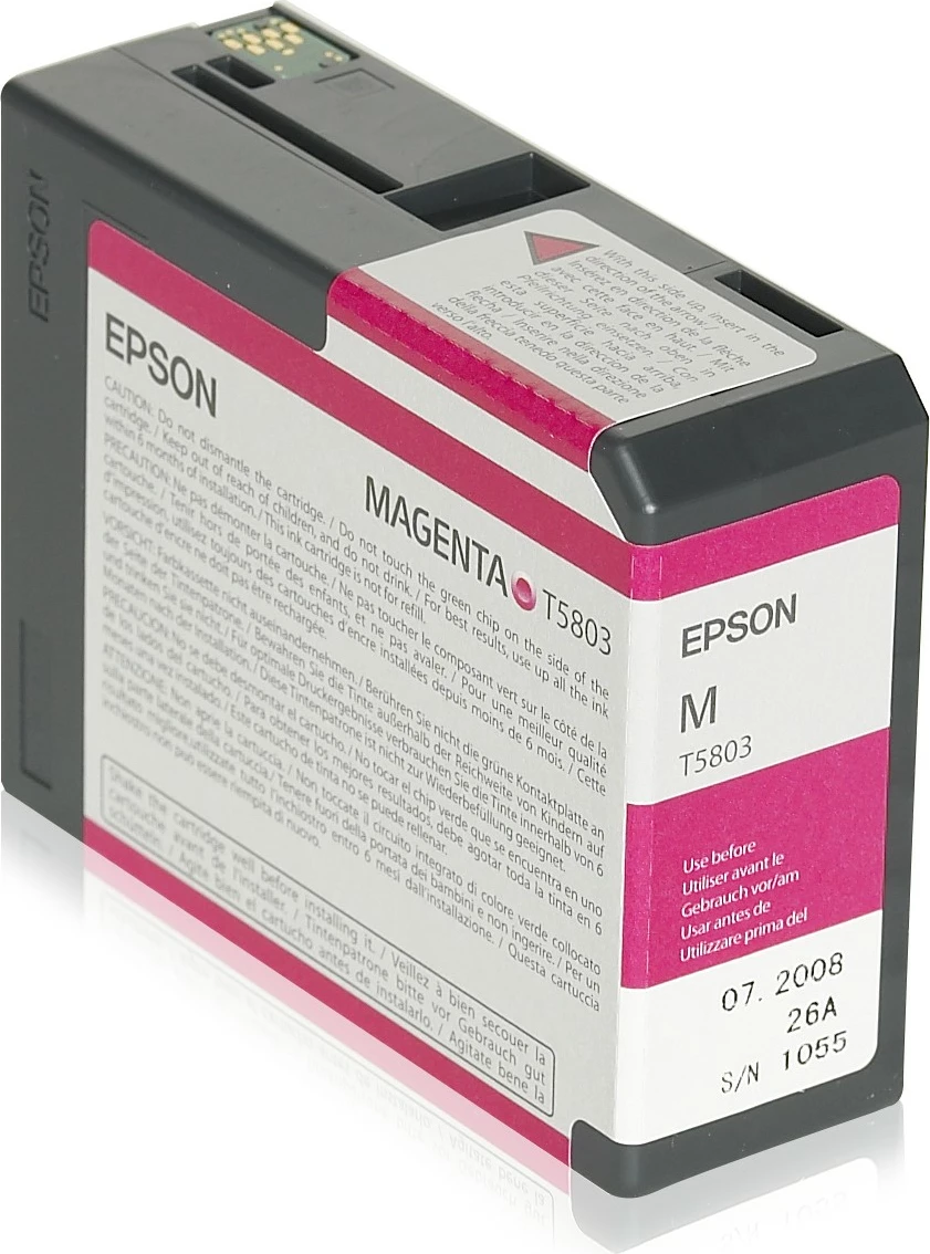 Pigmentna magenta kartuša Epson T580300, 80 ml