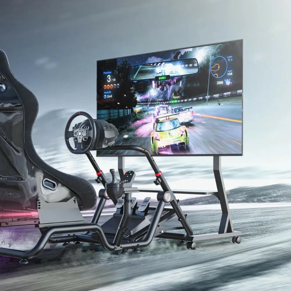 Mobilni stojalo za TV, Techly 366983, za zaslone 45–90 palcev, 60 kg, s policami, črno