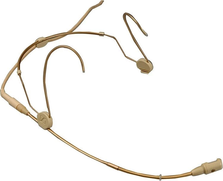 Kondenzatorski naglavni mikrofon Sennheiser HSP 4-EW3, z žico, bež