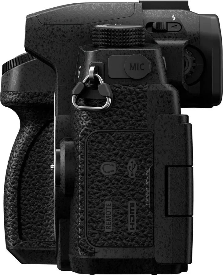 Brez ogledala kamera LUMIX G97 z objektivom VARIO 12-60mm F/3.5-5.6, Panasonic, črna