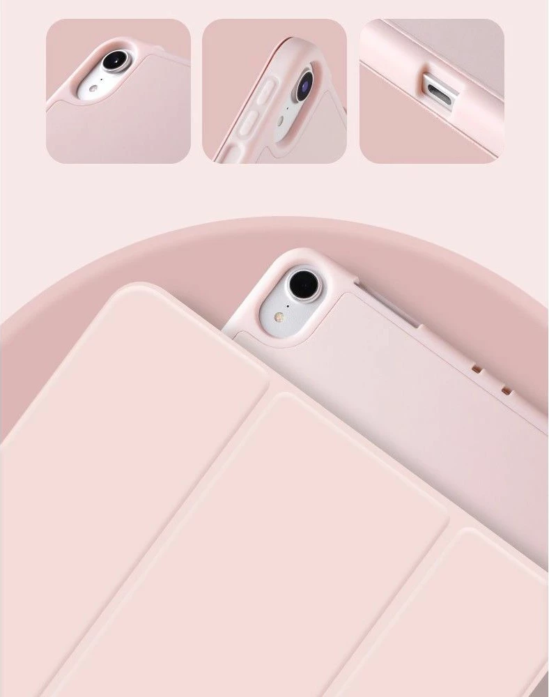 Ovitek za iPad 10,2", svetlo roza, Tech-Protect SC Pen (2019–2021)