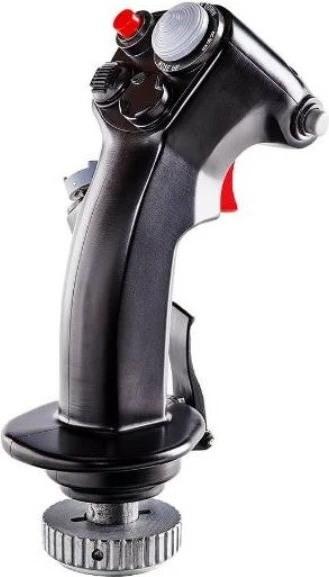 Replika ročaja za joystick F-16C Viper Thrustmaster, za PC, črno/srebrna