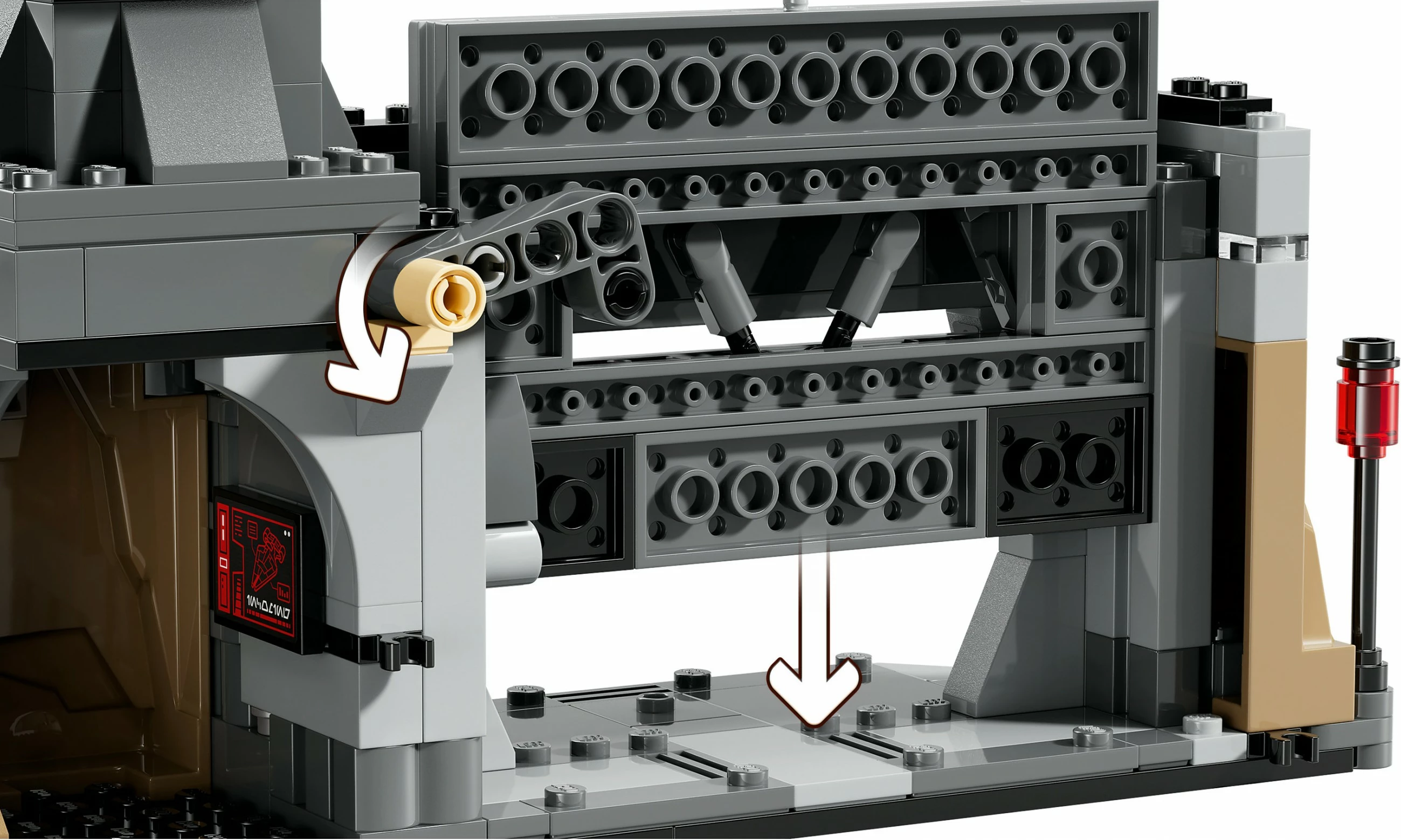 Set za igranje duela Paz Vizsla in Moff Gideon LEGO Star Wars 75386