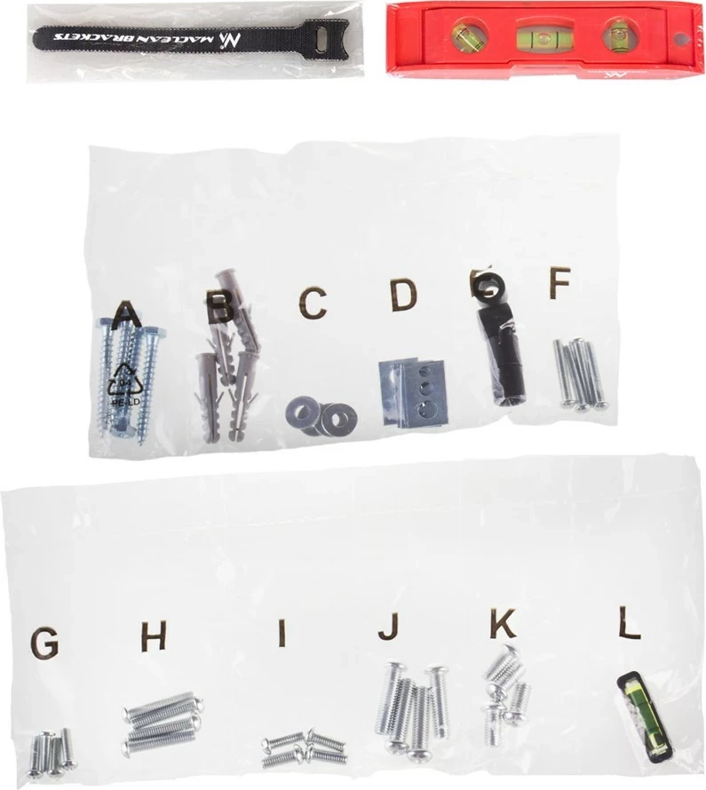 Stenski nosilec za TV Maclean MC-422, 43"-100", črn