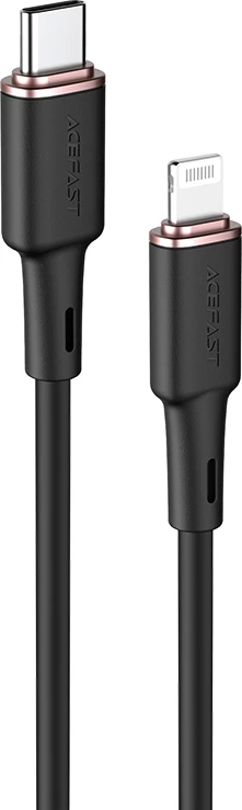 Kabel USB Type-C na Lightning, 1,2 m, 30 W, črn Acefast C2-01