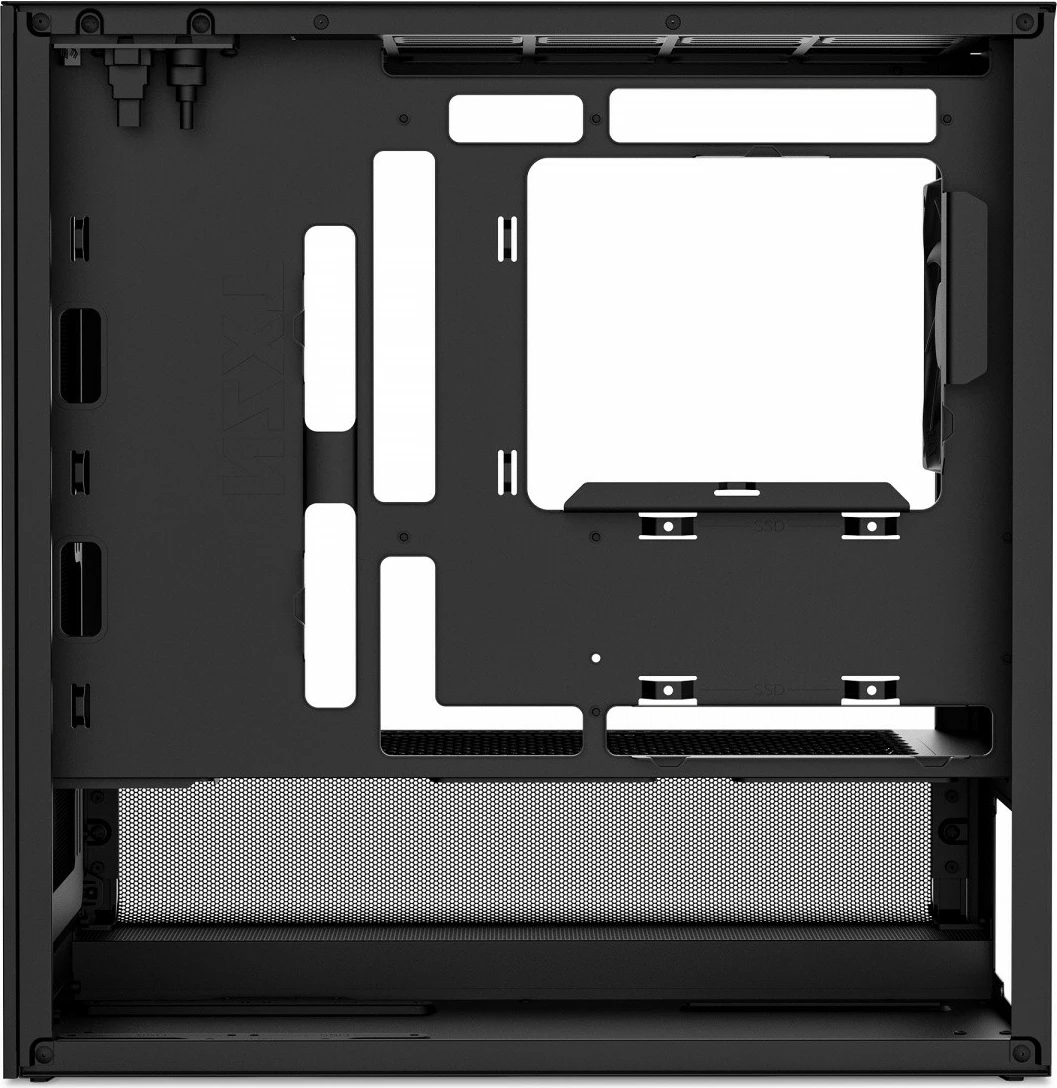 Računalniško ohišje H3 Flow NZXT, Mini Tower, ATX/Micro ATX, črno