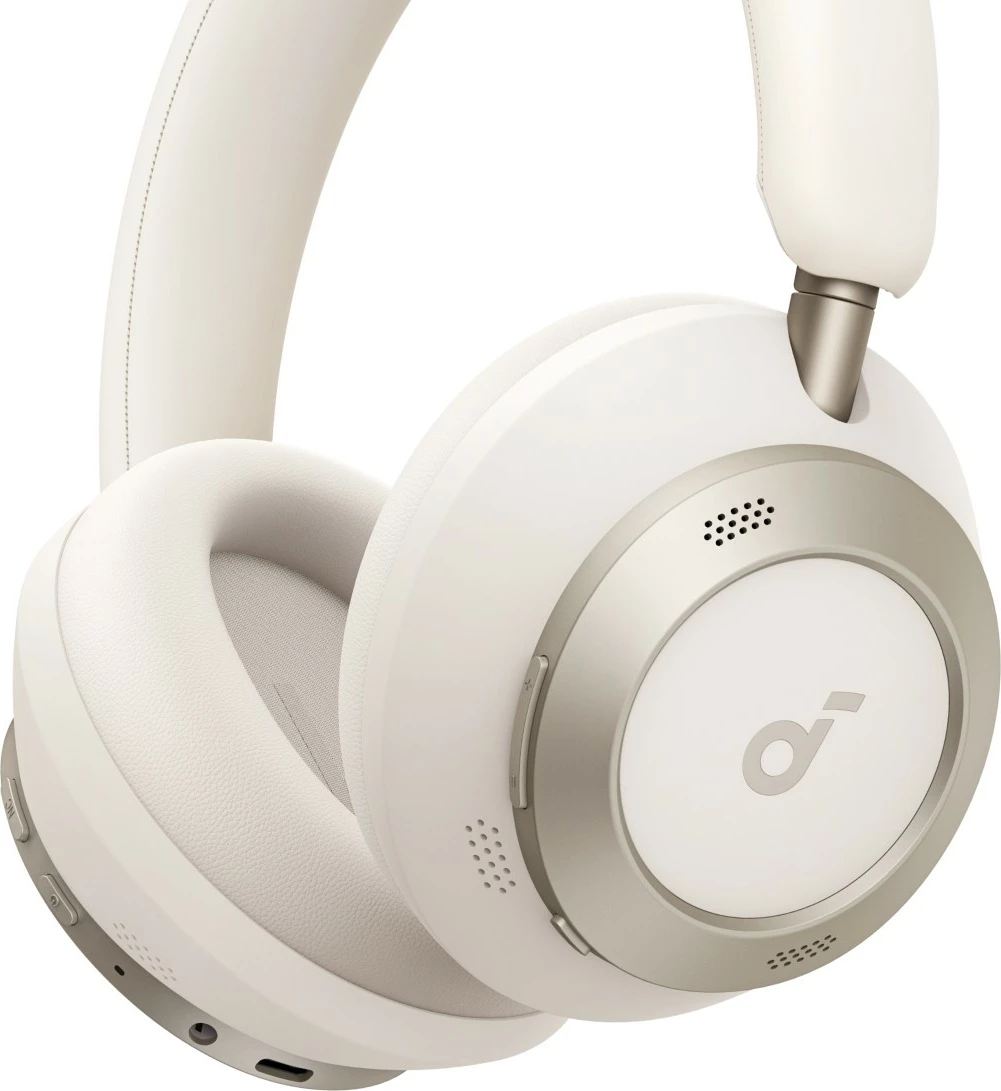 Over-ear slušalke Anker Soundcore Space One PRO, Bluetooth, mikrofon, bele