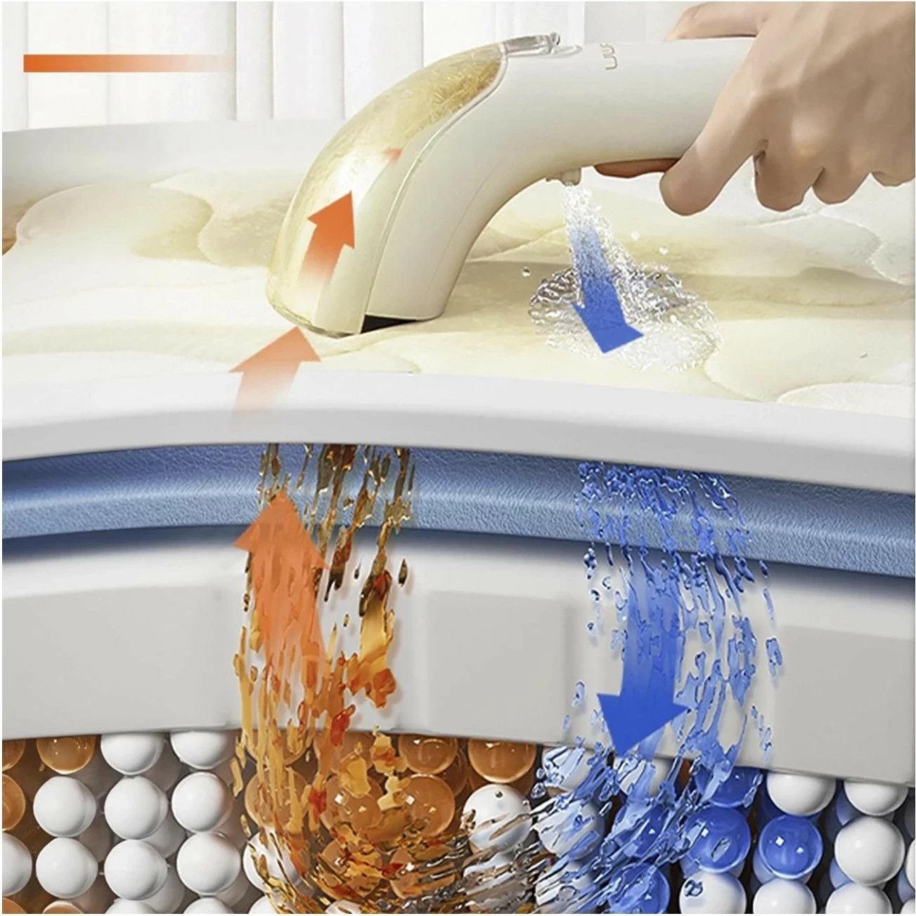 Pastralnik z vodo UWANT B100-S, 1.8L, 450W, bel