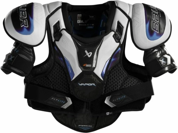 Ramenski ščitniki za moške, črni, Bauer Vapor Flylite Int 1064786