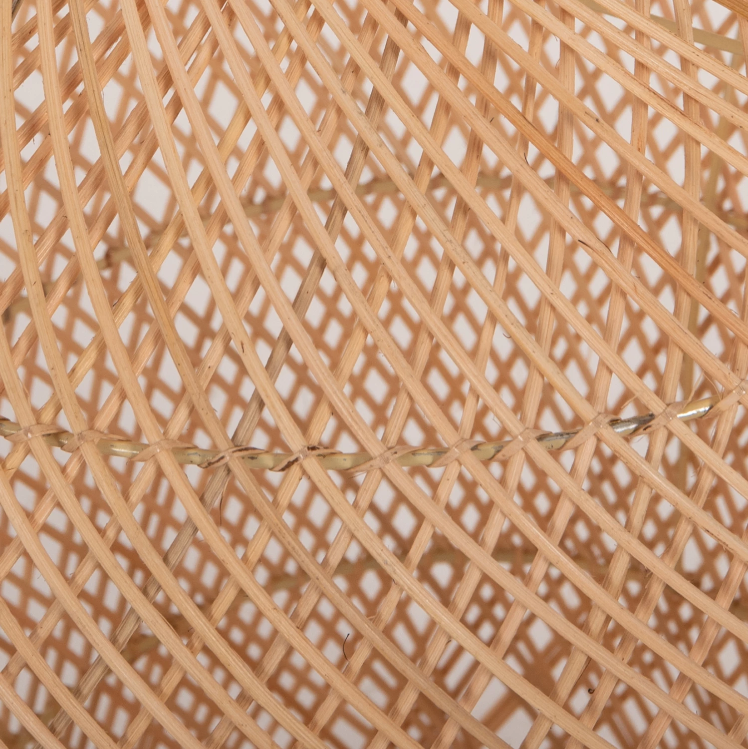 Stropna viseča svetilka FH7882 iz ratana v naravni barvi Φ49x157Hcm