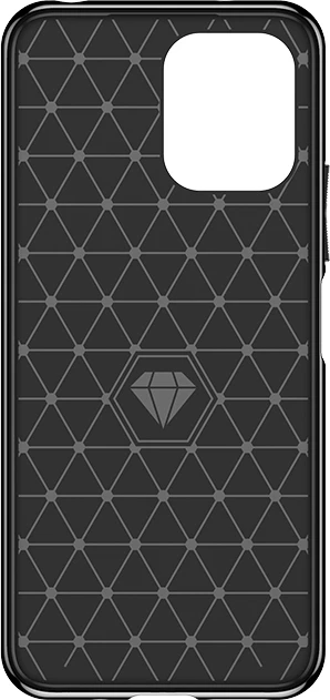 Ovitek za telefon Thunder Case Hurtel za Xiaomi Redmi 12, TPU, črn