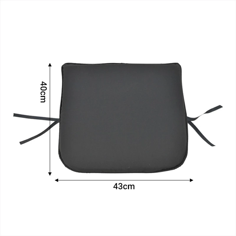 Jastuk za stol Pildo, črn, 43x40x3 cm