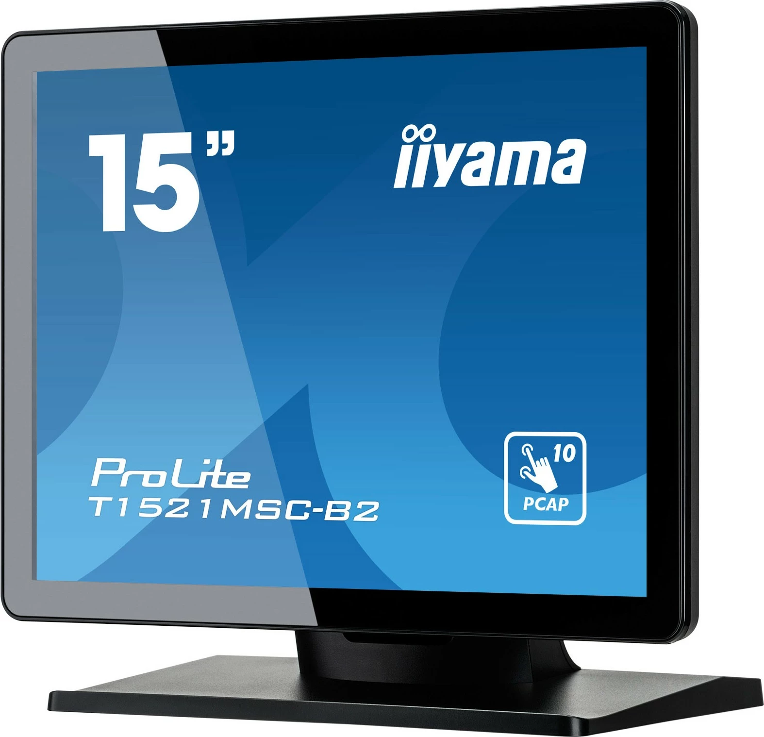 Zaslon na dotik 15" iiyama ProLite T1521MSC-B2, LED, črn