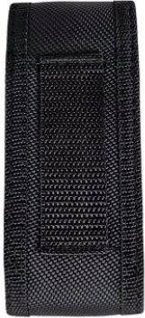 Večfunkcijski reševalni nož AZYMUT H-K2010878 s strgalom za pas, lomilcem stekla in ovitkom, črn