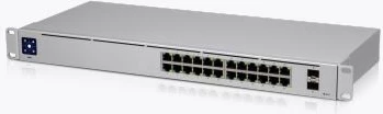 Upravljani stikalo UniFi USW-24-EU, UBIQUITI, 24x1GbE, 2xSFP, rack, srebrno