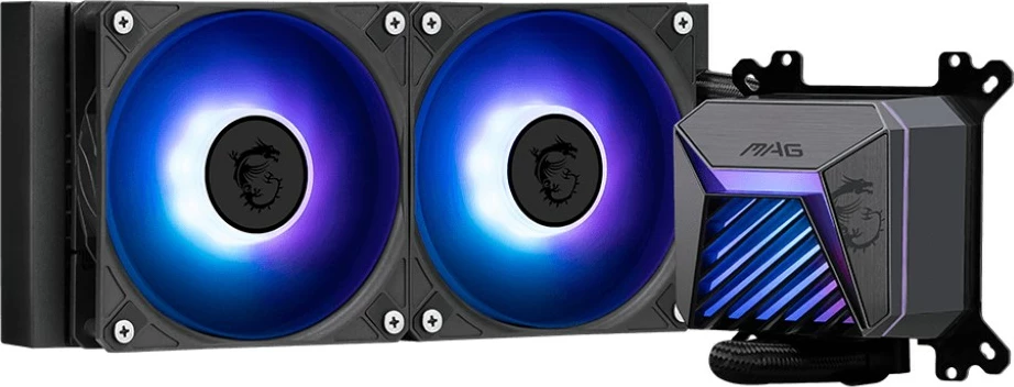 All-in-one vodno hlajenje 240 (2x12 cm), črno MSI MAG Coreliquid A15