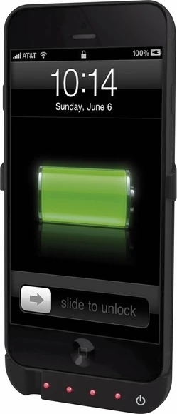 Ovitek za telefon z vgrajeno baterijo 3000 mAh, Ferrari PowerCase FEFOMFPCP6BK za iPhone 6/6S, črn