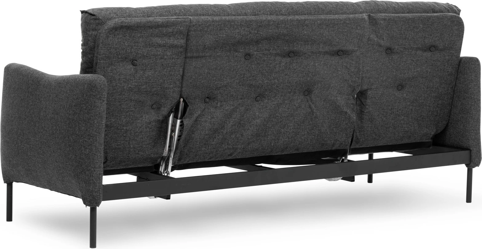 3-sedežni raztegljiv kavč Atelier del Sofa, temno siv