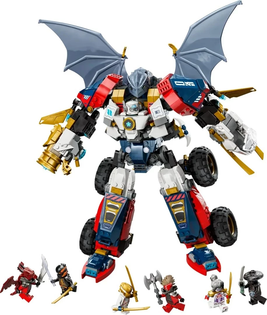 Igralni komplet LEGO NINJAGO 71834 Zane's Ultra Combiner Mech