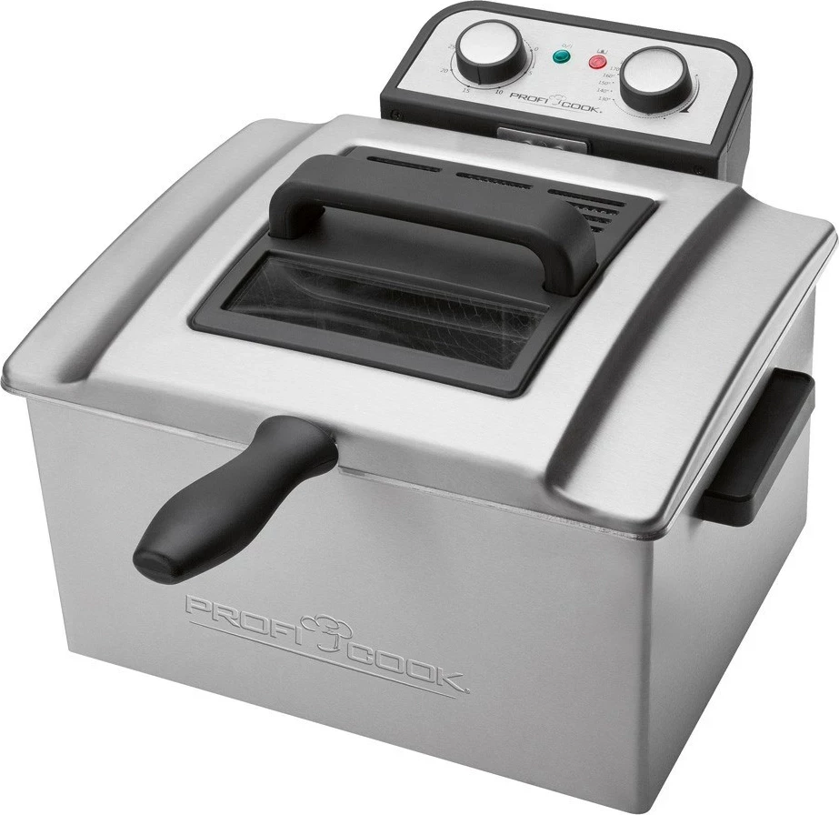 Friteza Clatronic PC-FR 1038, samostojna, 3000 W, srebrna
