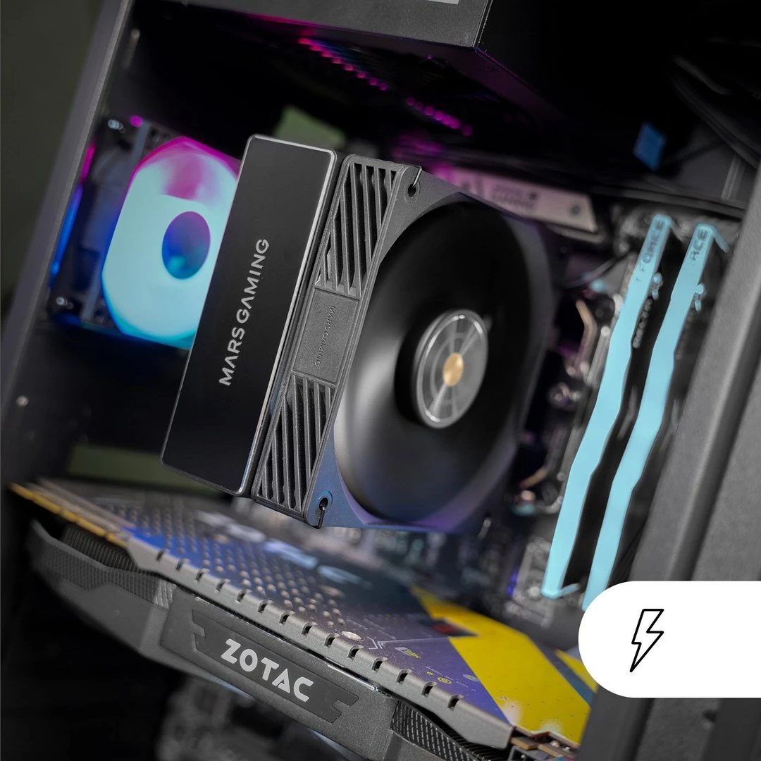 Procesorski hladilnik TACENS MARS MCPU-X4, 12 cm, 230W, črn