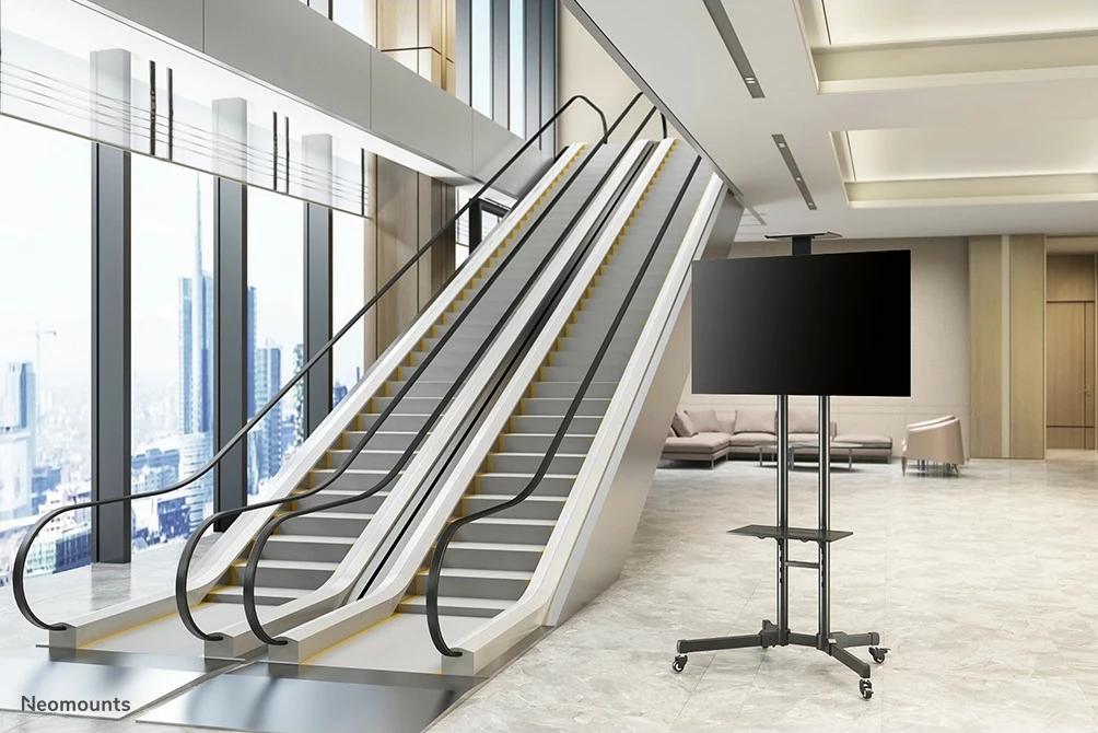 Premično stojalo za TV Neomounts PLASMA-M1700E, do 70", nastavljiva višina, črno