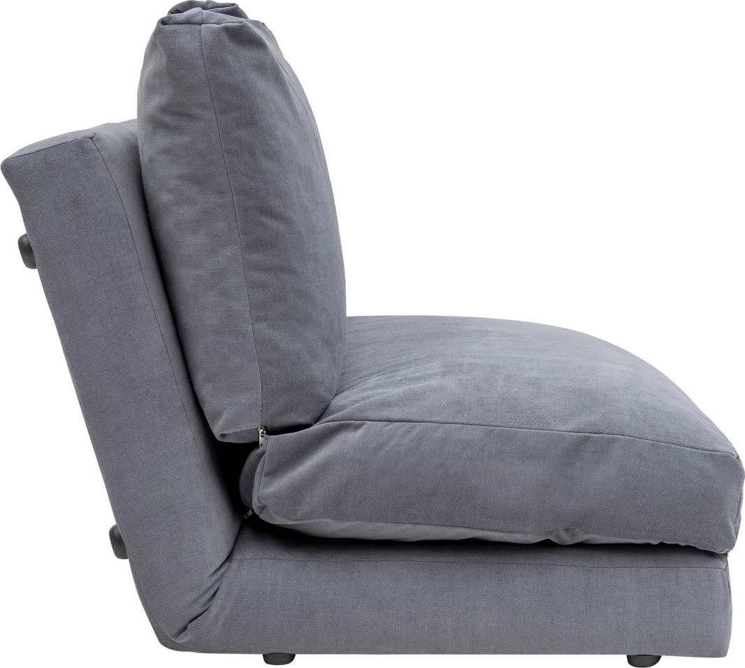 Dvosedna raztegljiva sedežna garnitura, Atelier del Sofa Taida, siva