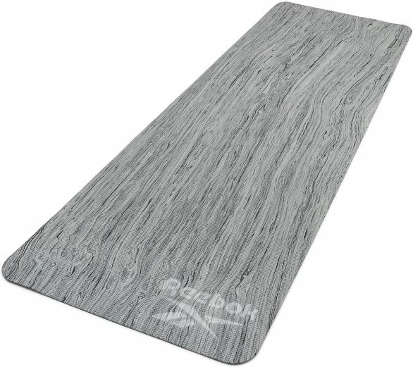 Joga preproga TPE 5 mm, Reebok, siva