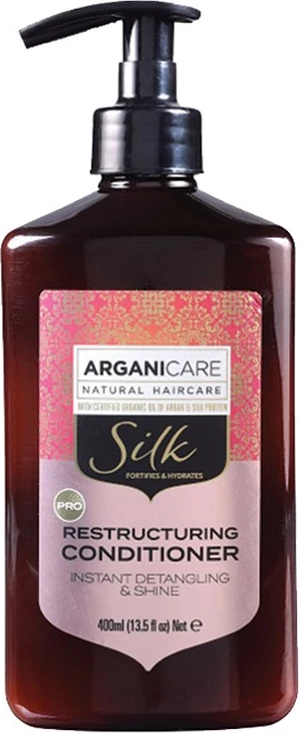 Kondicioner za lase Arganicare Silk, 400 ml