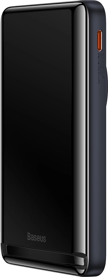 Powerbank Baseus Magnetic Bracket PPCX000203, 10000 mAh, MagSafe, 20 W, z USB-C kablom 0,5 m, temno modra