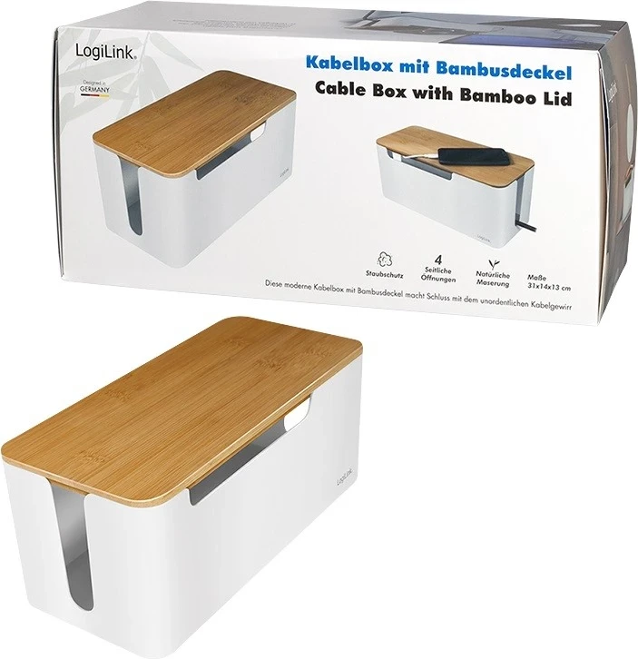 Kuhinjska škatla za kable LogiLink, bela