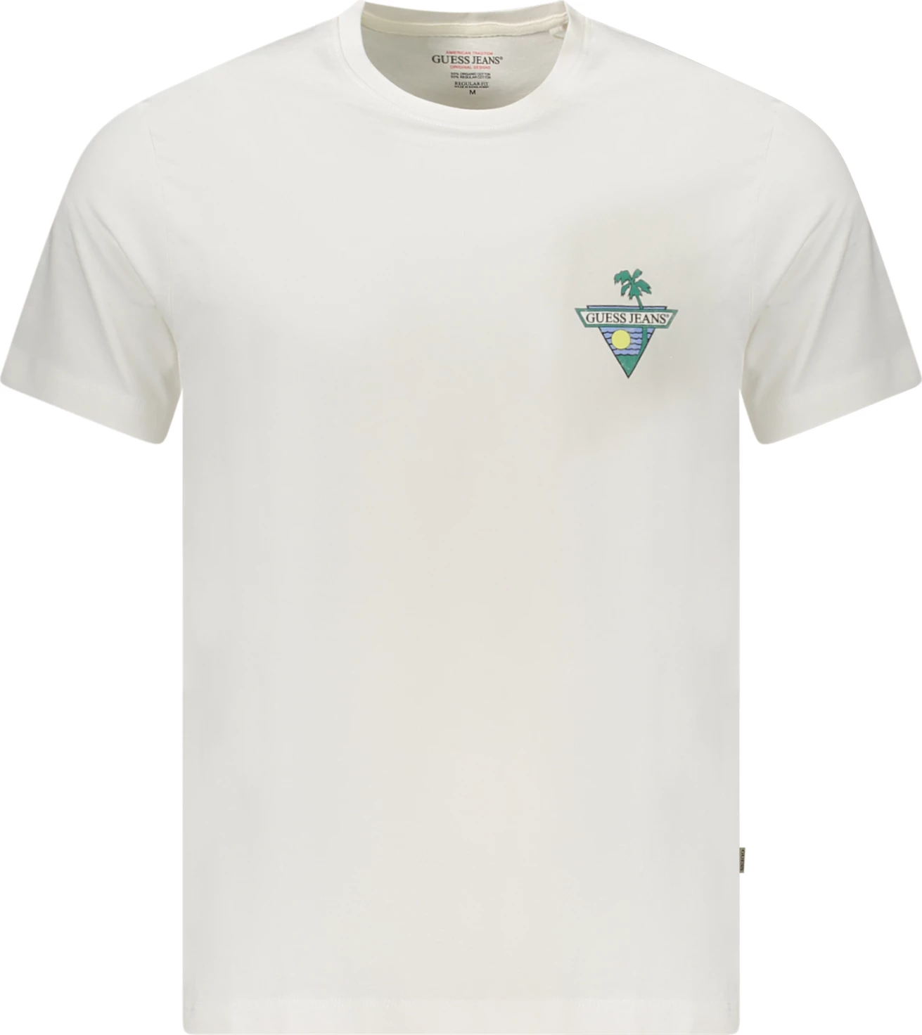 Majica za moške Guess Jeans, bela