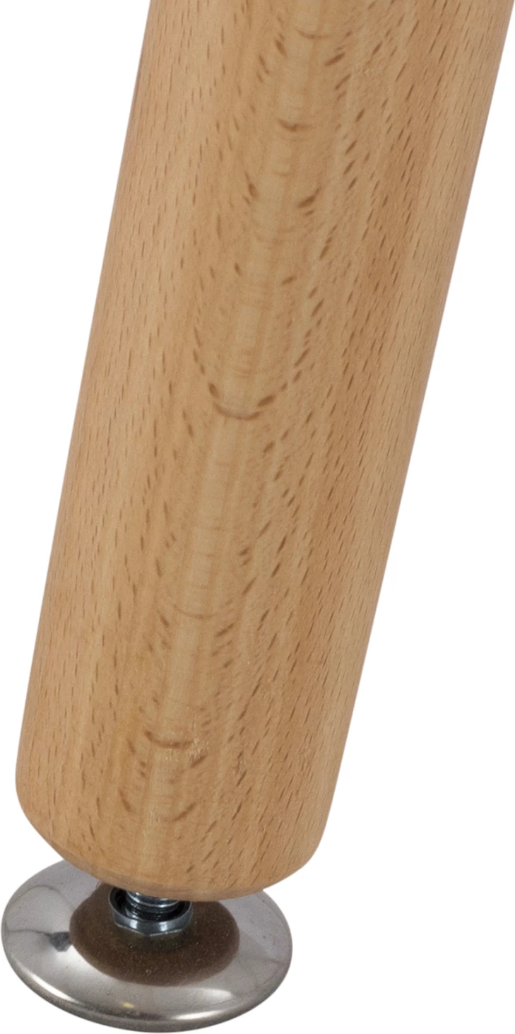 Kuhinjska miza FH8697.01 Minimal, bela MDF, noge bukev, 160x90x74