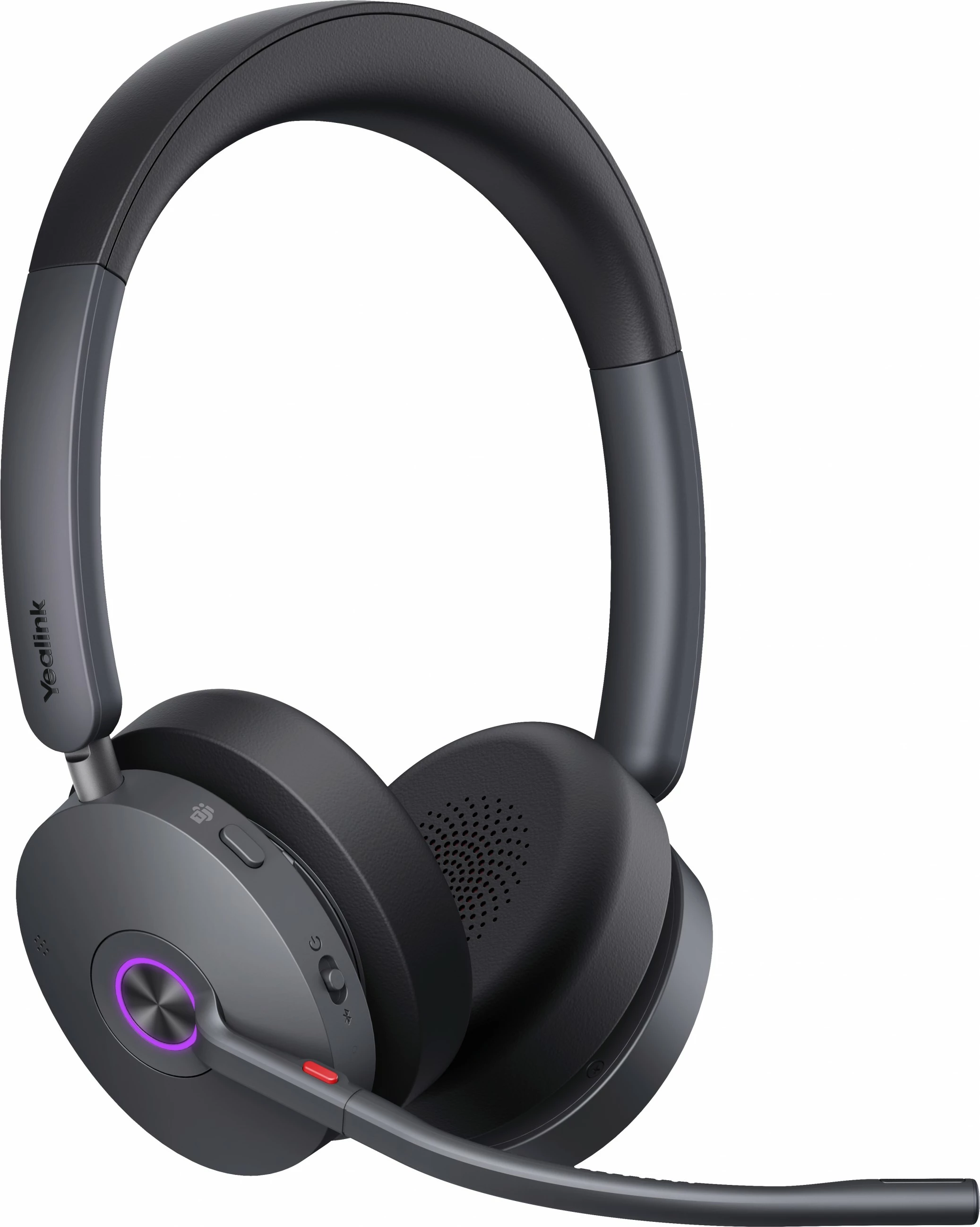 Brezžične slušalke z mikrofonom Yealink WH68 Hybrid Teams, črne
