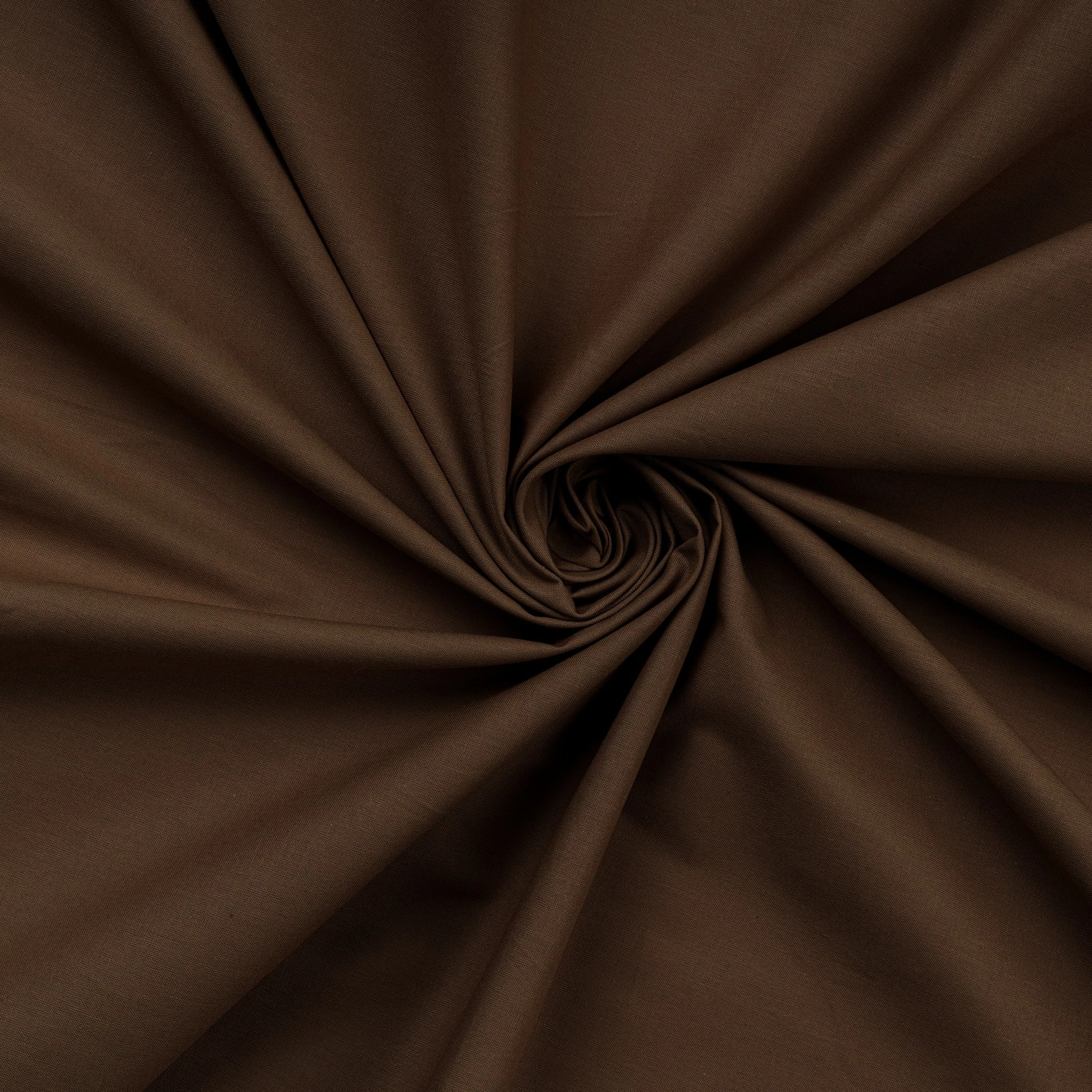 Dvojna ravna rjuha Ranforce, temno rjava, 240 x 260 cm