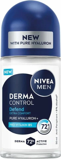 Deodorant roll-on, Nivea Men Derma Control Defend, 50 ml