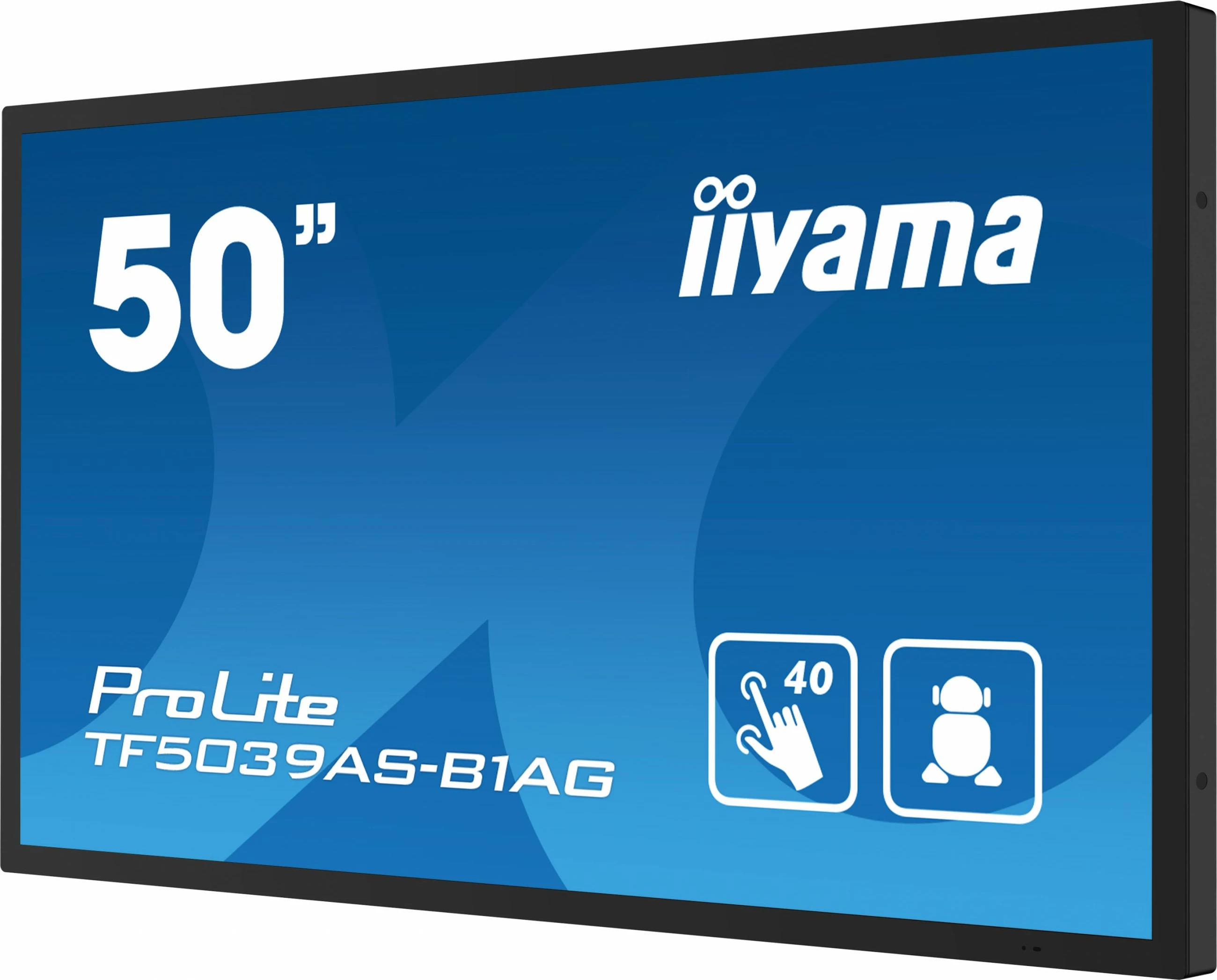Interaktivni monitor iiyama TF5039AS-B1AG, 49,5", 4K, Android OS