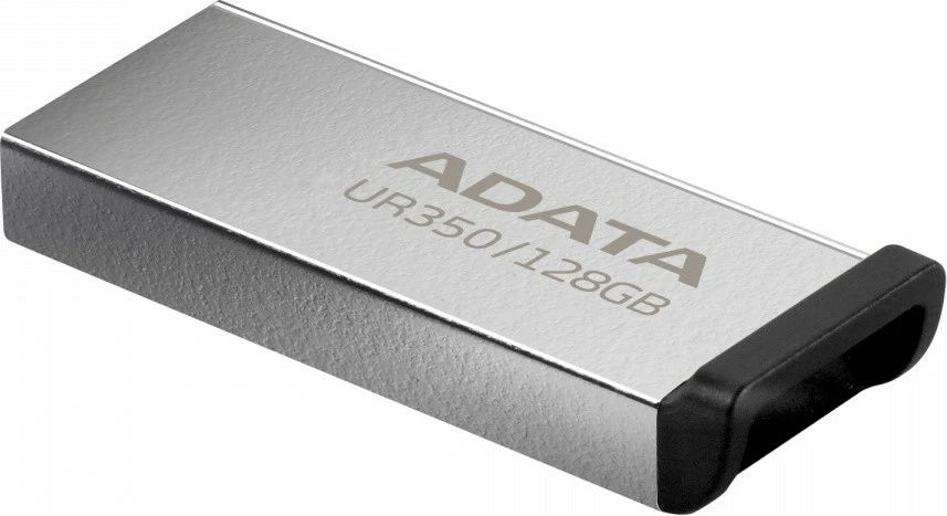 USB ključ 128GB, USB 3.2 Gen1, kovinski, črn Adata UR350