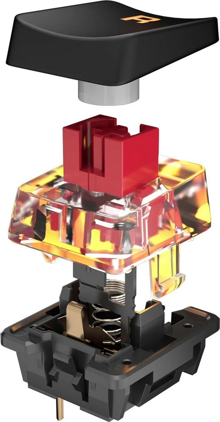 Mehanikalna igralna tipkovnica Vulcan TKL AIMO, Turtle Beach, RGB, linearna, US, črna